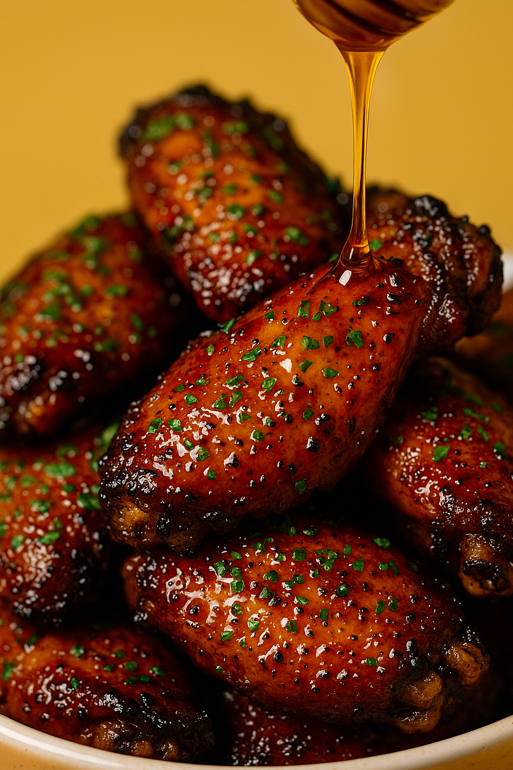(KIDS MEAL) Honey Glazed Chicken Wings and Rice & Peas (Plantain Included)