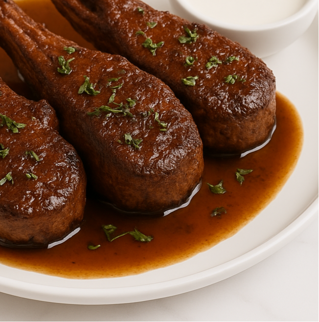 Lamb Chops with Rice & Peas (Plantain Included)