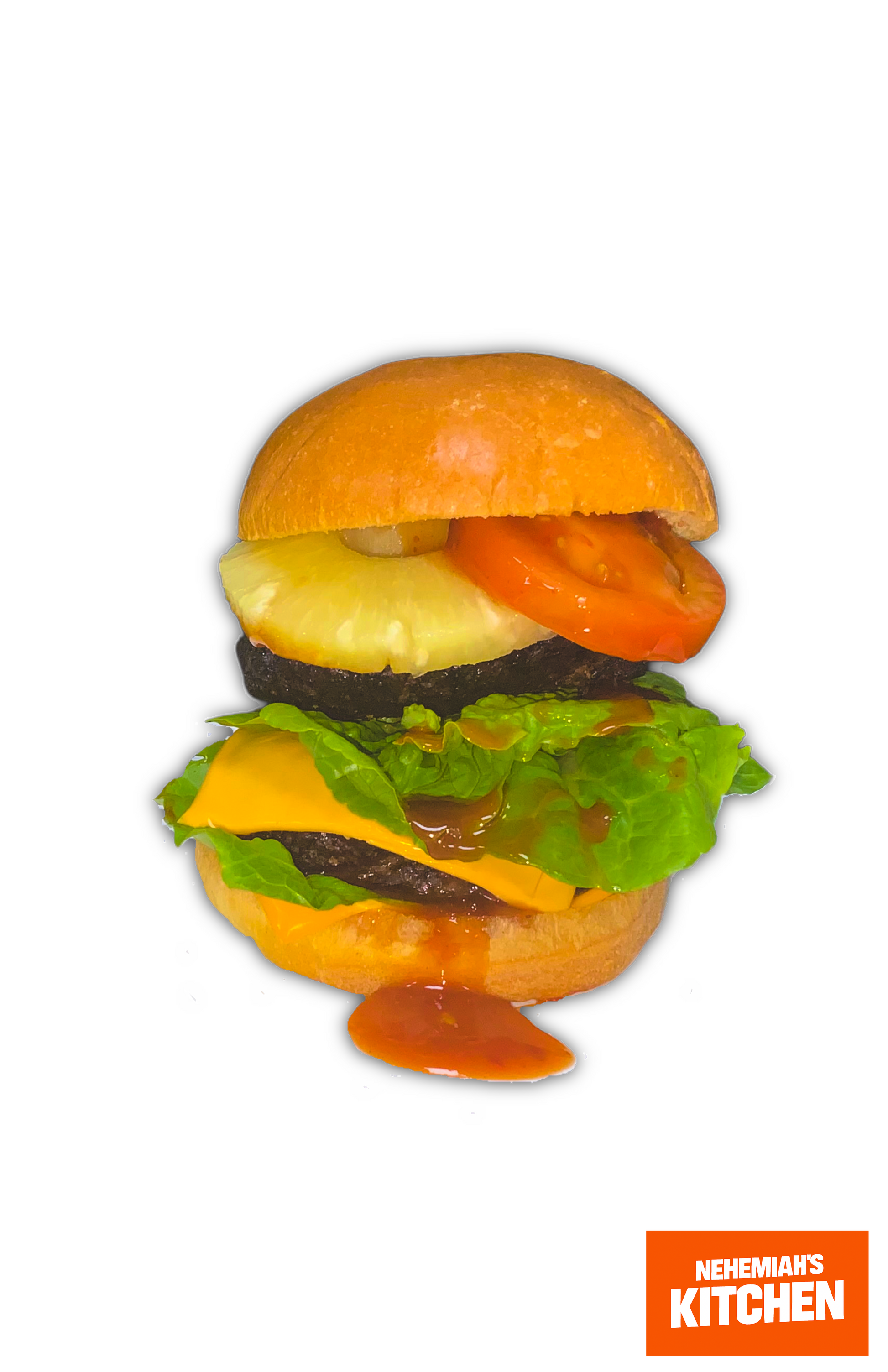 NEHEMIAH’S MOUNT SINAI BEEF BURGER (PLANTAIN INCLUDED)